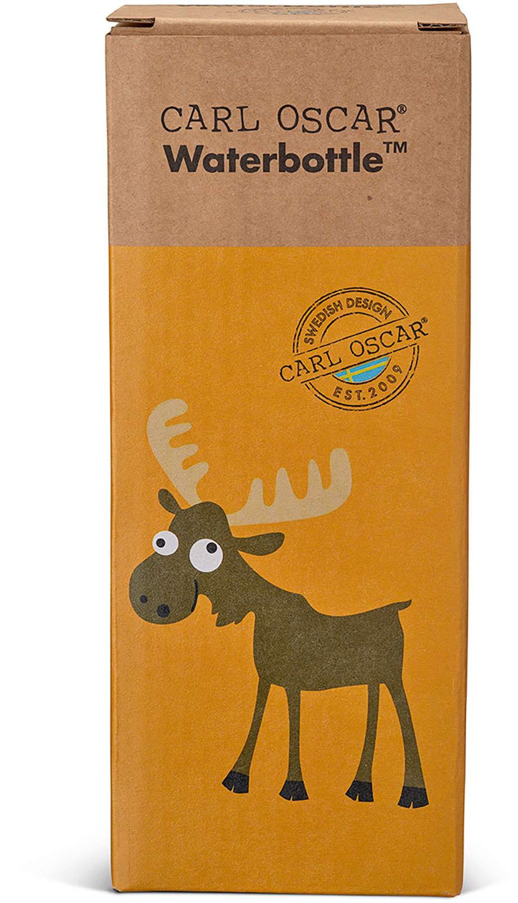 Water Bottle 350ml Moose Orange - Carl Oscar