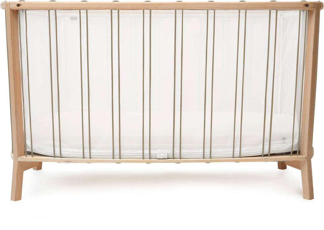 Kimi Baby Cot Bed Hazelnut - Charlie Crane