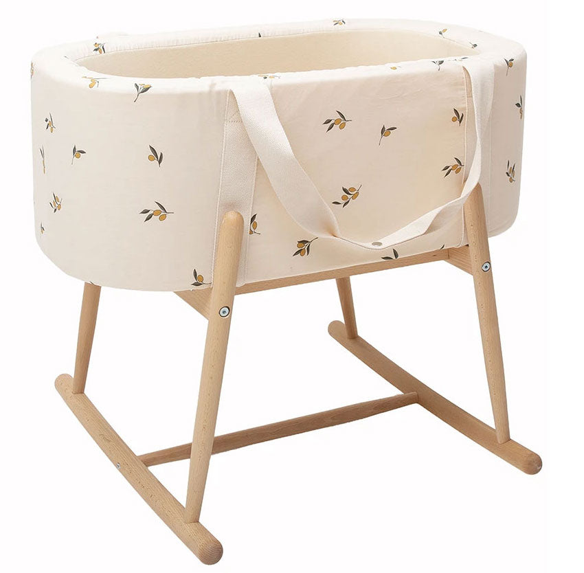 Kuko Moses Basket Organic Zoo - Charlie Crane