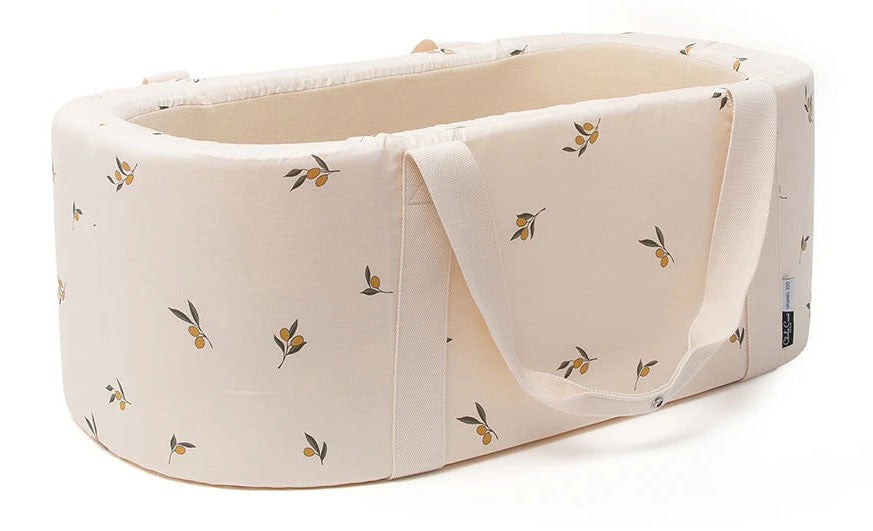 Kuko Moses Basket Organic Zoo - Charlie Crane