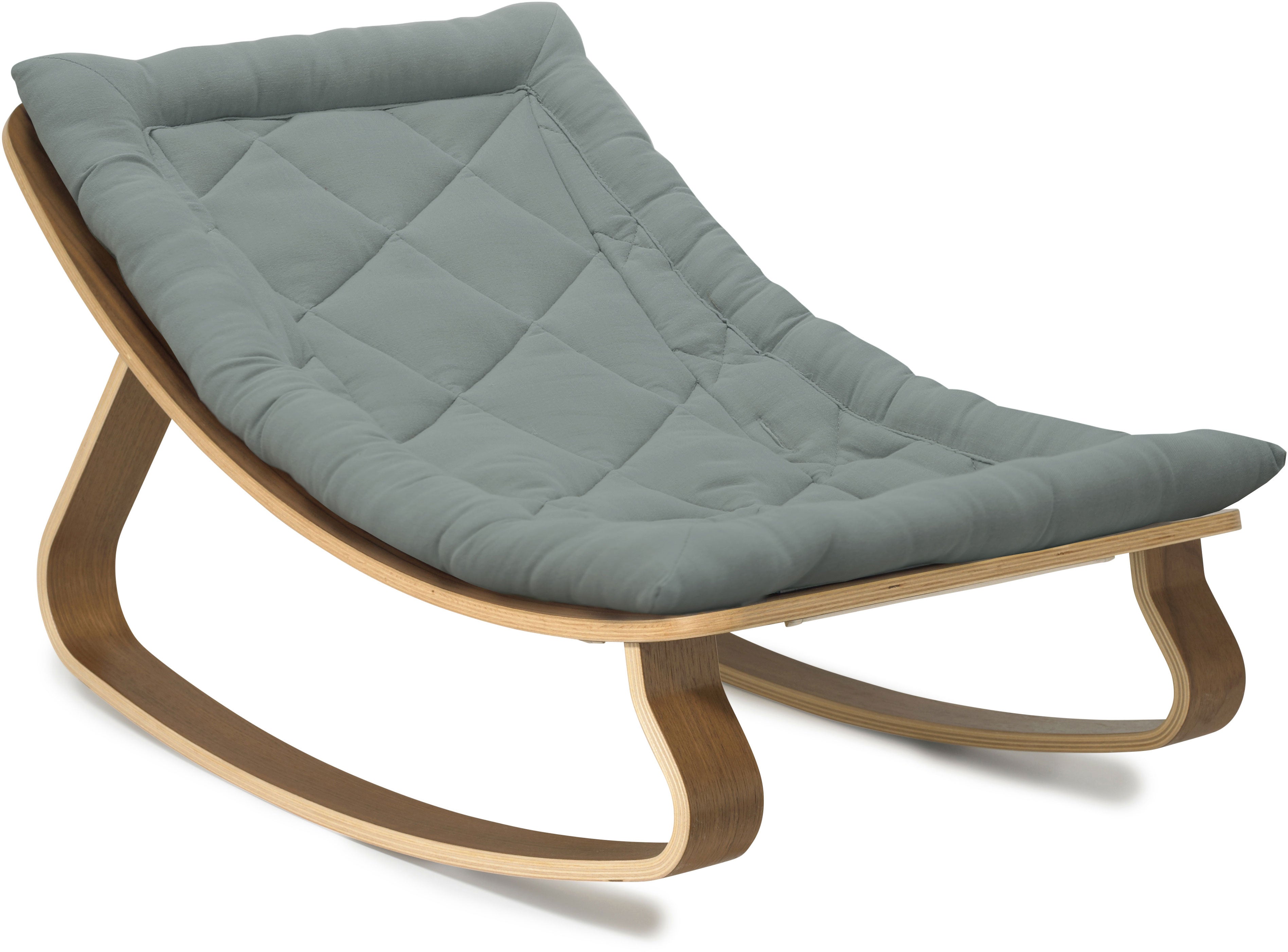 Levo Baby Rocker Organic Orage Walnut - Charlie Crane