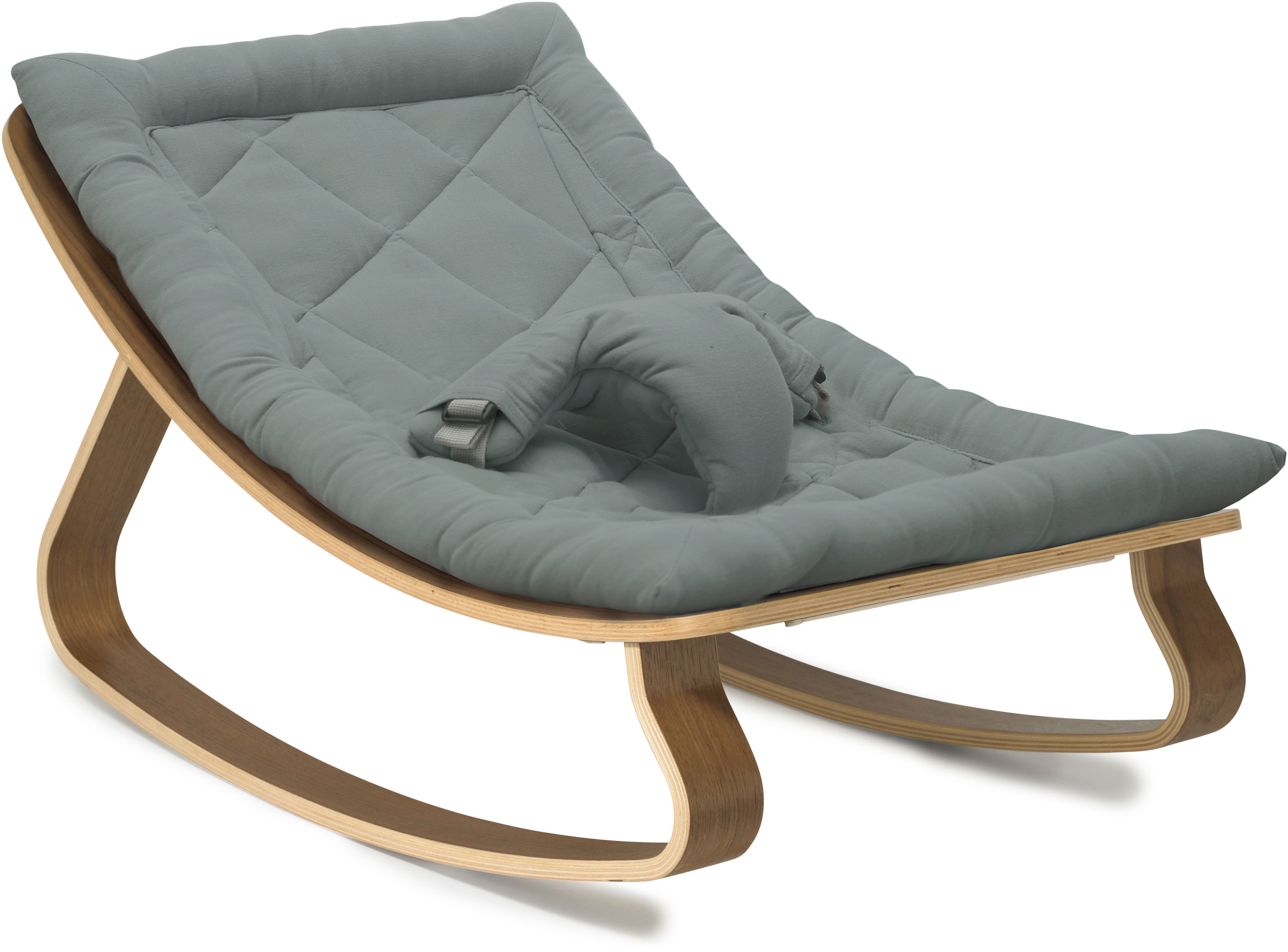 Levo Baby Rocker Organic Orage Walnut - Charlie Crane