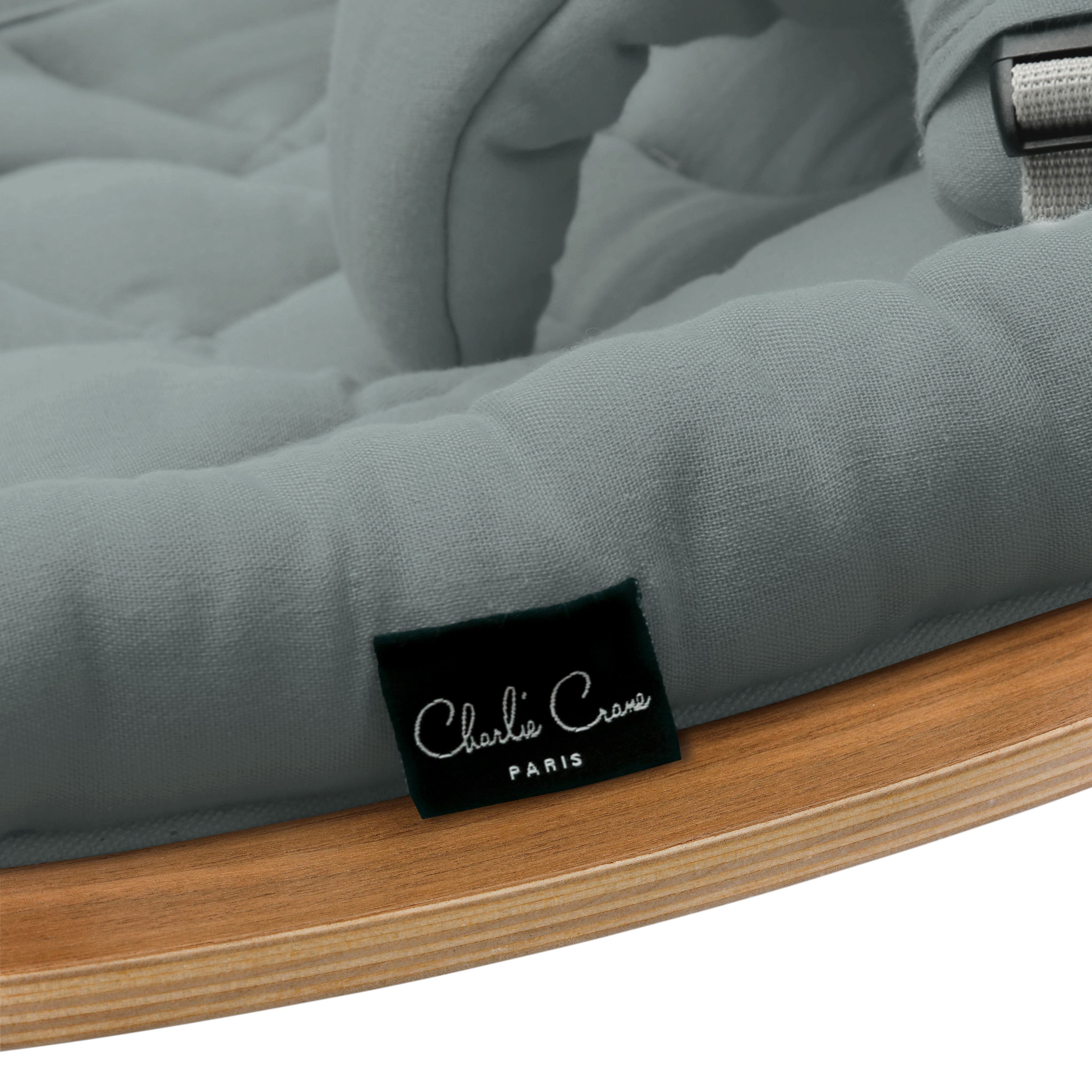 Levo Baby Rocker Organic Orage Walnut - Charlie Crane