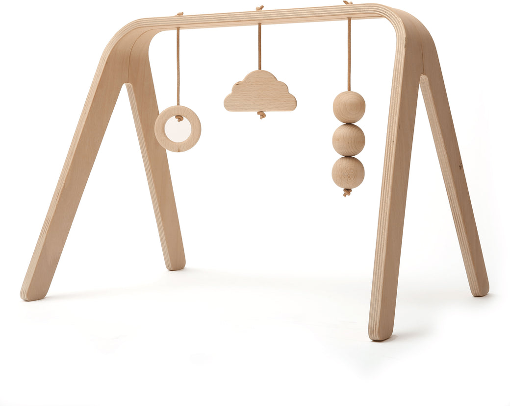 Naho Wooden Baby Activity Gym - Charlie Crane