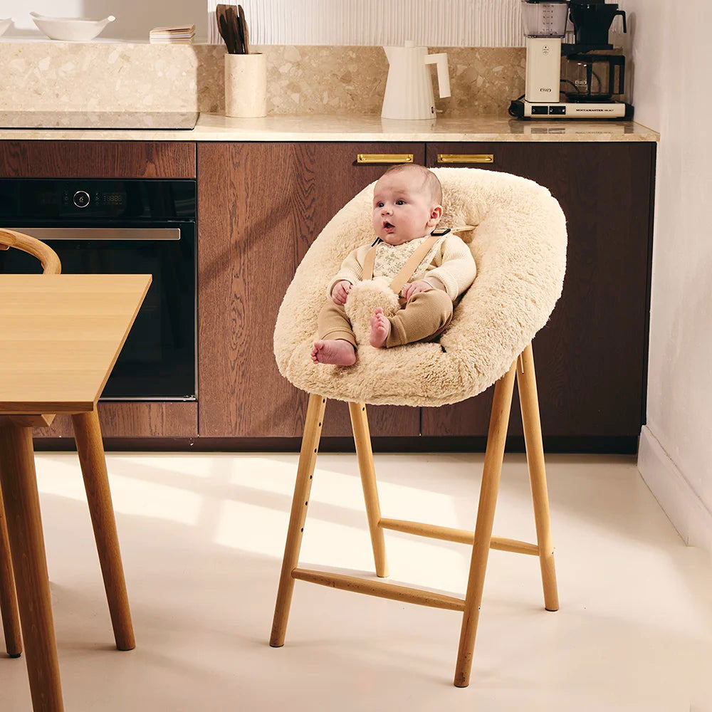 Tobo Wooden High Chair White - Charlie Crane
