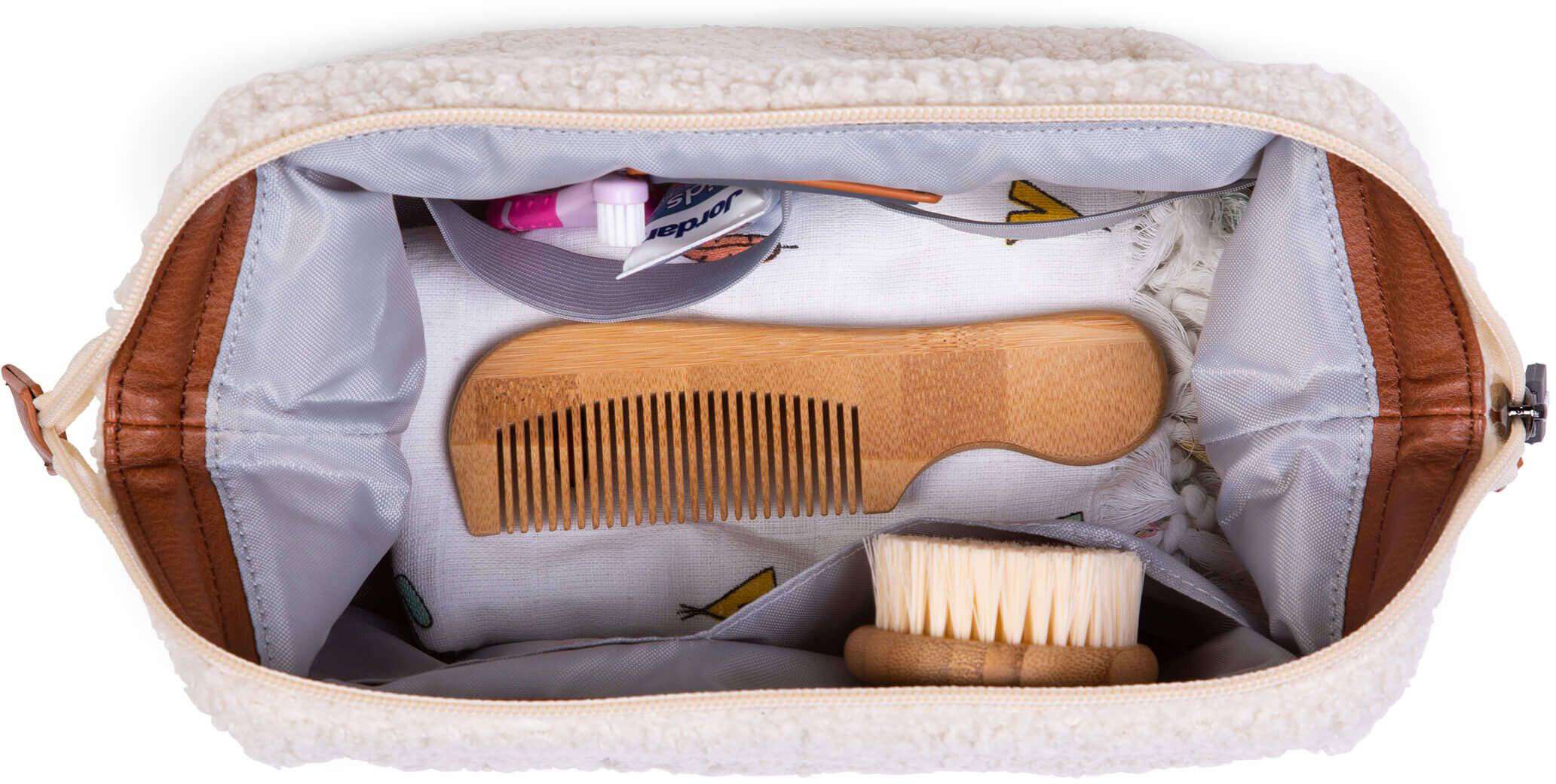 Baby Necessities Bag Teddy Off White - ChildHome