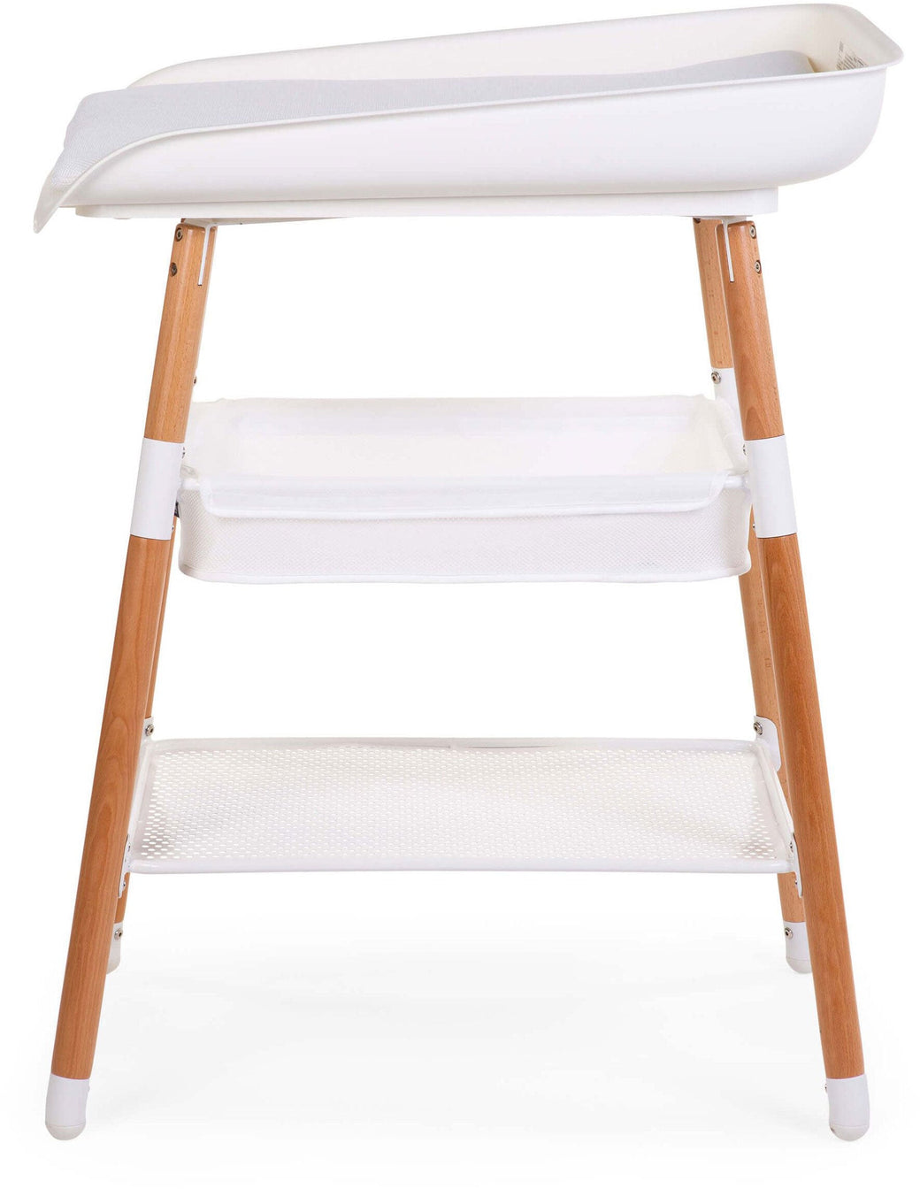 Evolux Height Adjustable Changing Table Natural & White - ChildHome