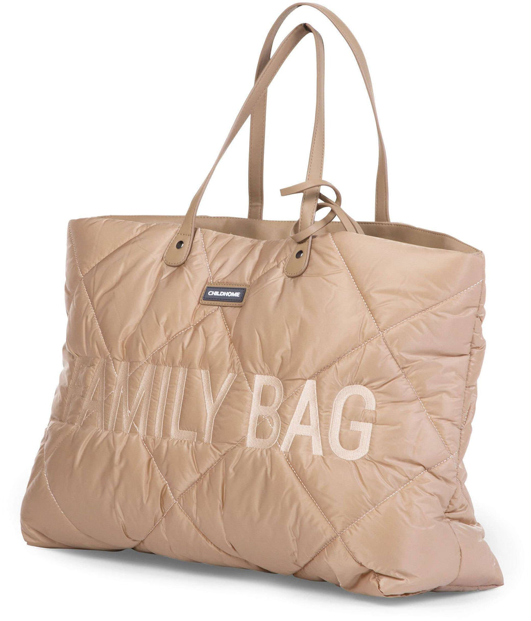 Family Bag Quilted Puffered Beige - ChildHome