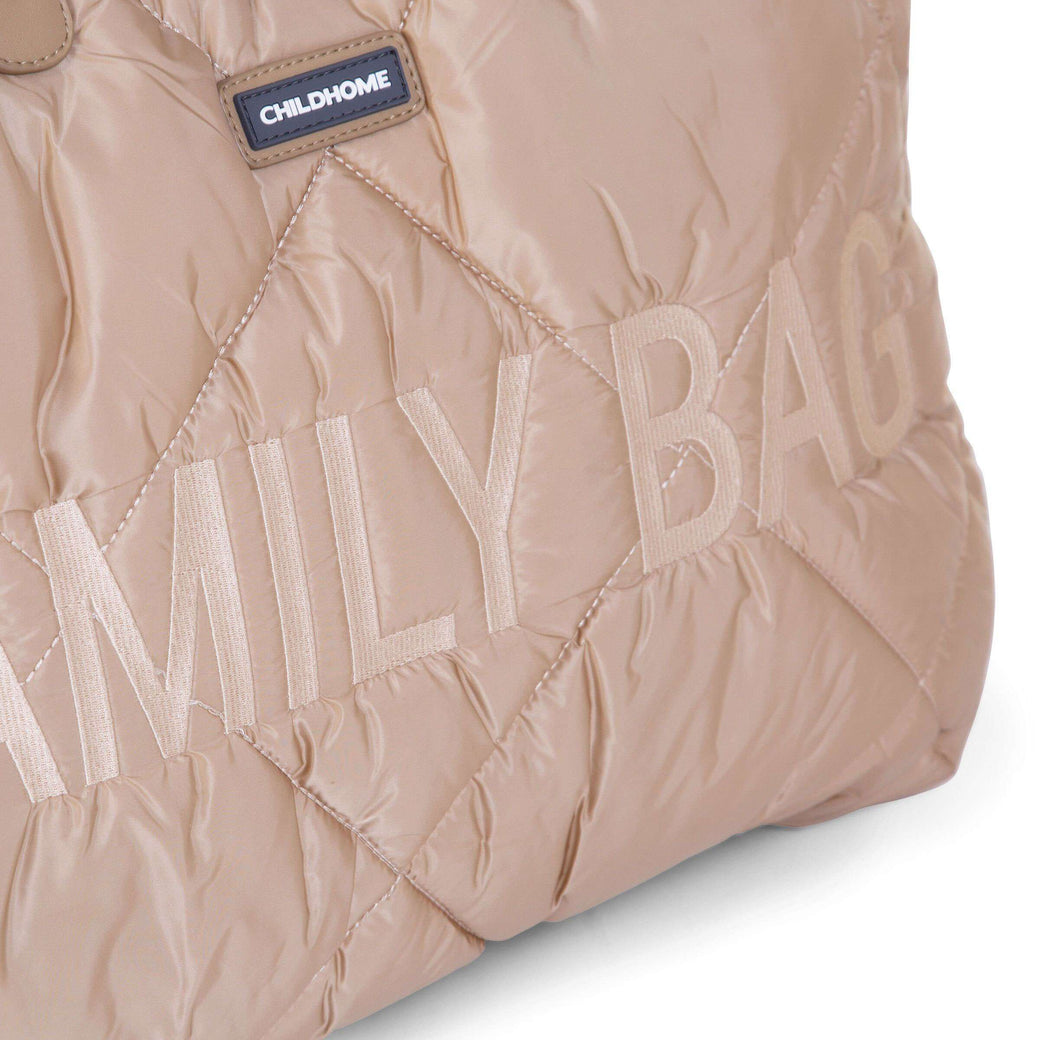 Family Bag Quilted Puffered Beige - ChildHome