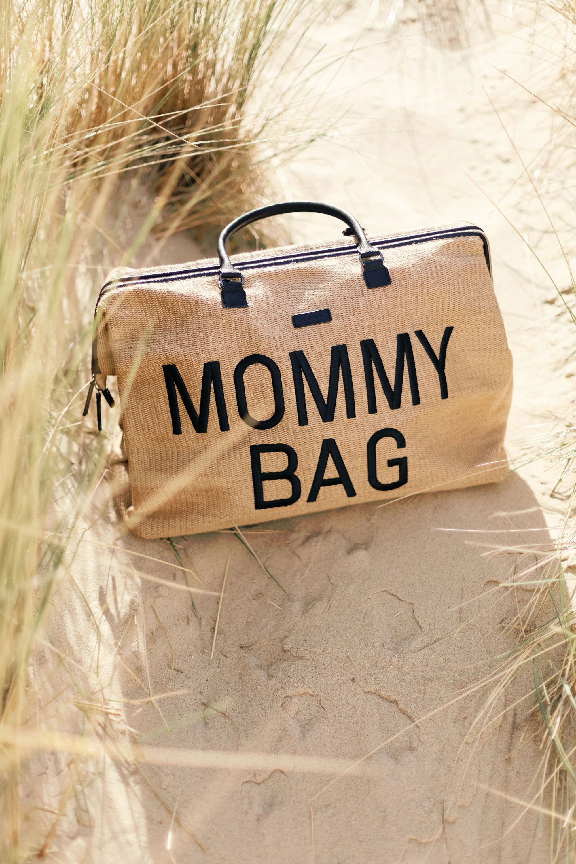 Mommy Bag Big Canvas Raffia - ChildHome