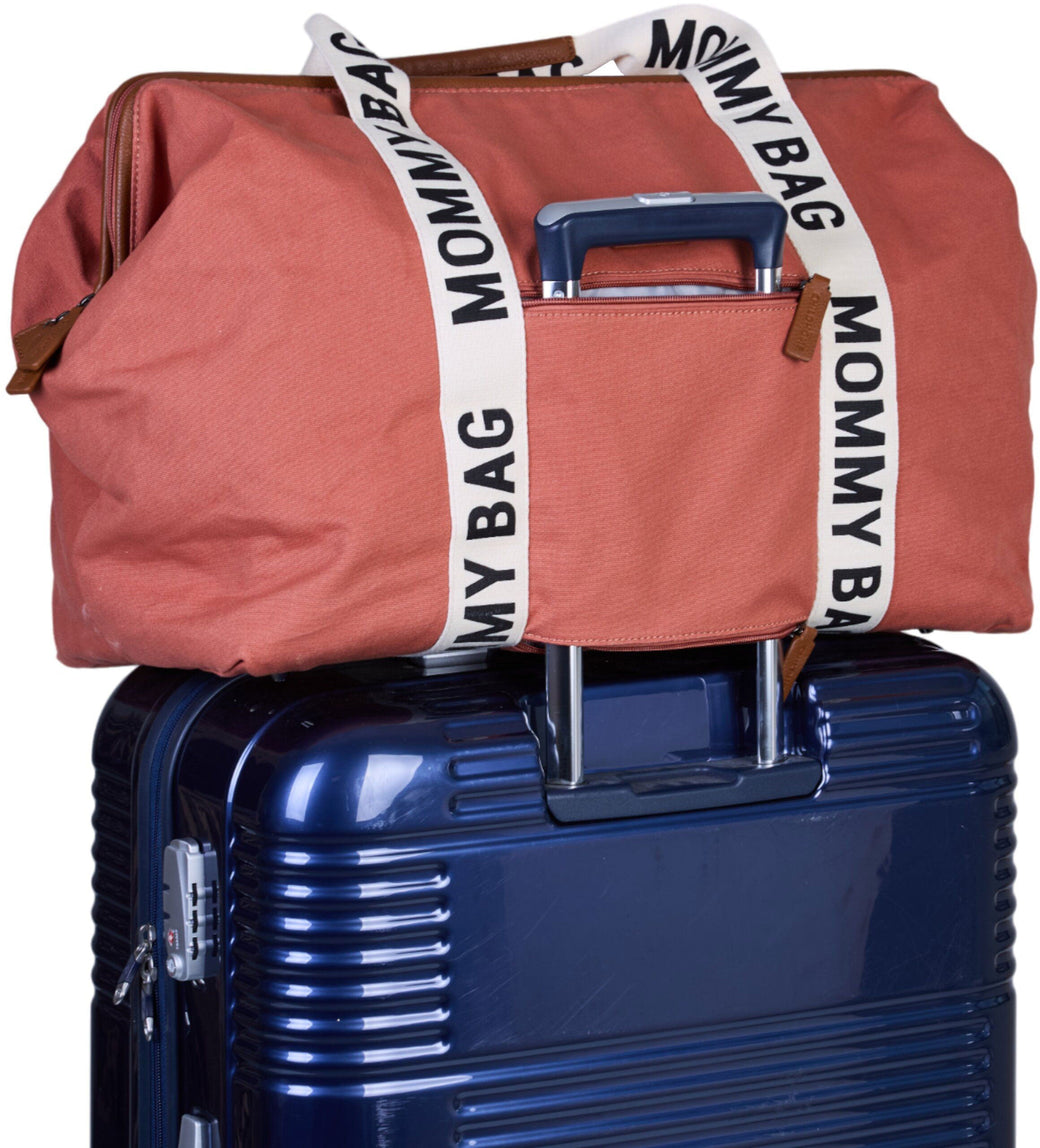 Mommy Bag Big Canvas Terracotta - ChildHome