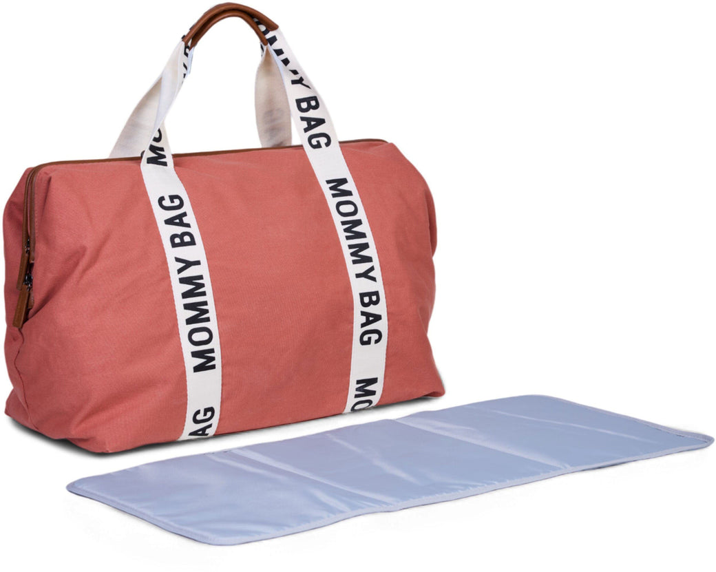 Mommy Bag Big Canvas Terracotta - ChildHome