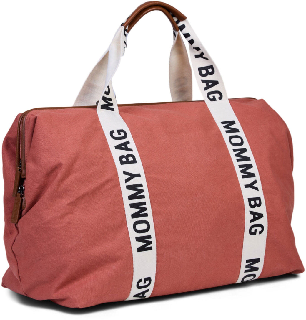Mommy Bag Big Canvas Terracotta - ChildHome