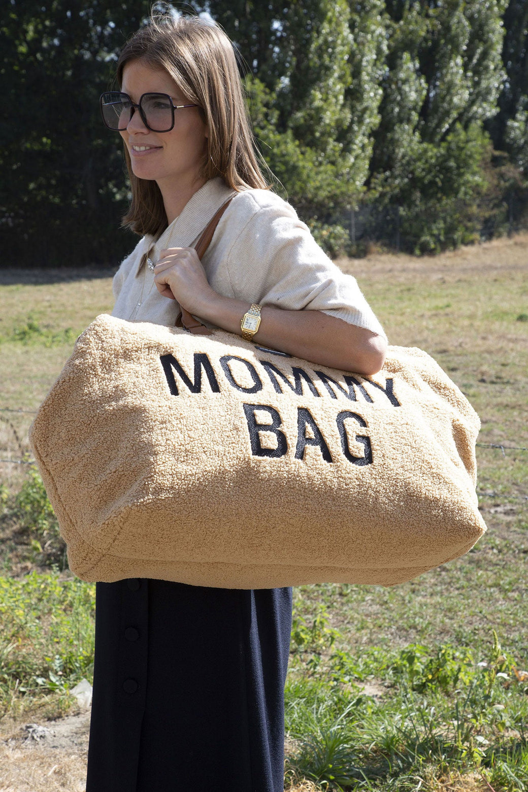 Mommy Bag Big Teddy Beige - ChildHome