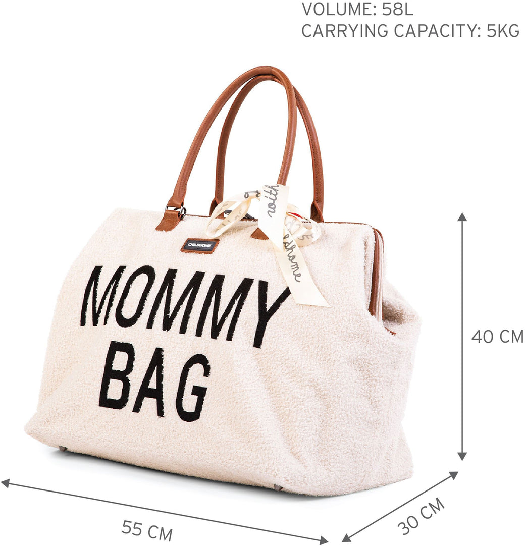 Mommy Bag Big Teddy Offwhite - ChildHome