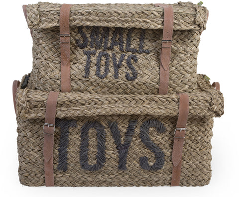 Rattan Toy Basket Set of 2 - ChildHome