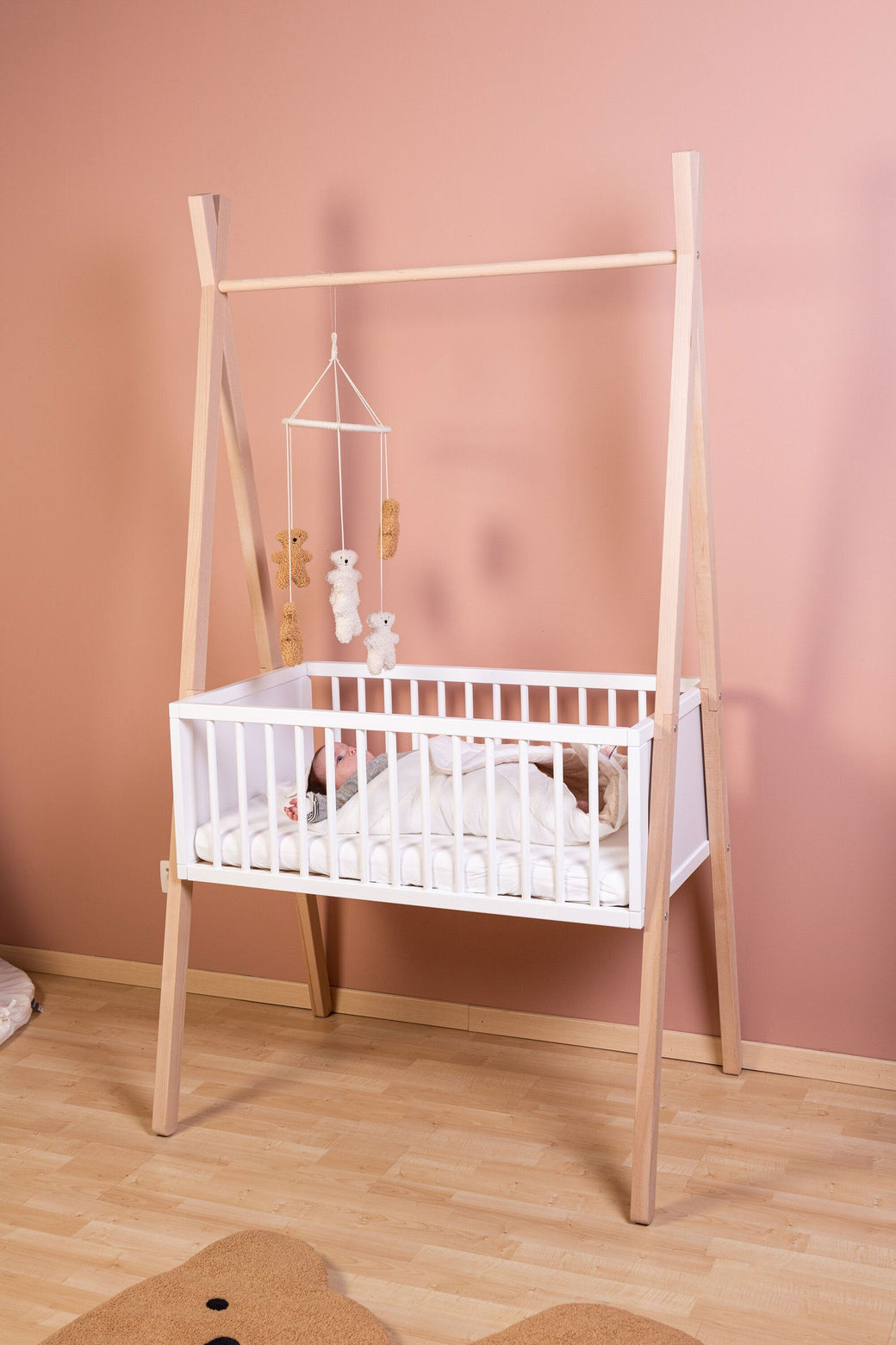 Tipi Cradle & Clothing Rack - ChildHome