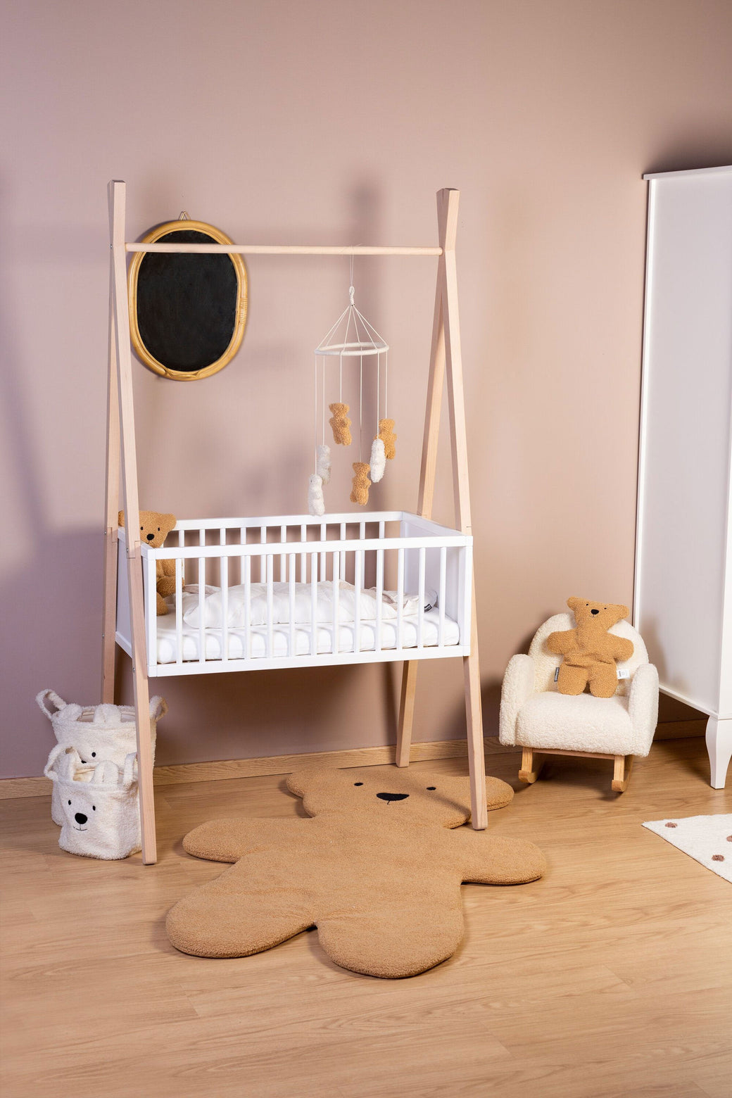 Tipi Cradle & Clothing Rack - ChildHome
