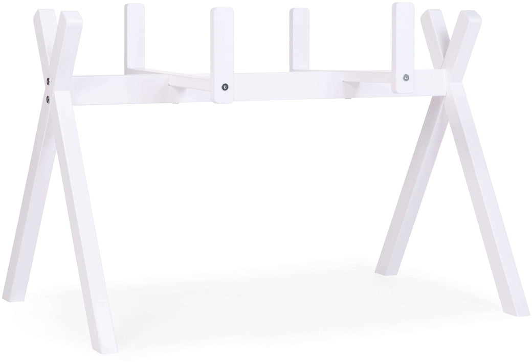 Tipi Universal Moses Basket Stand & Play Gym White - ChildHome