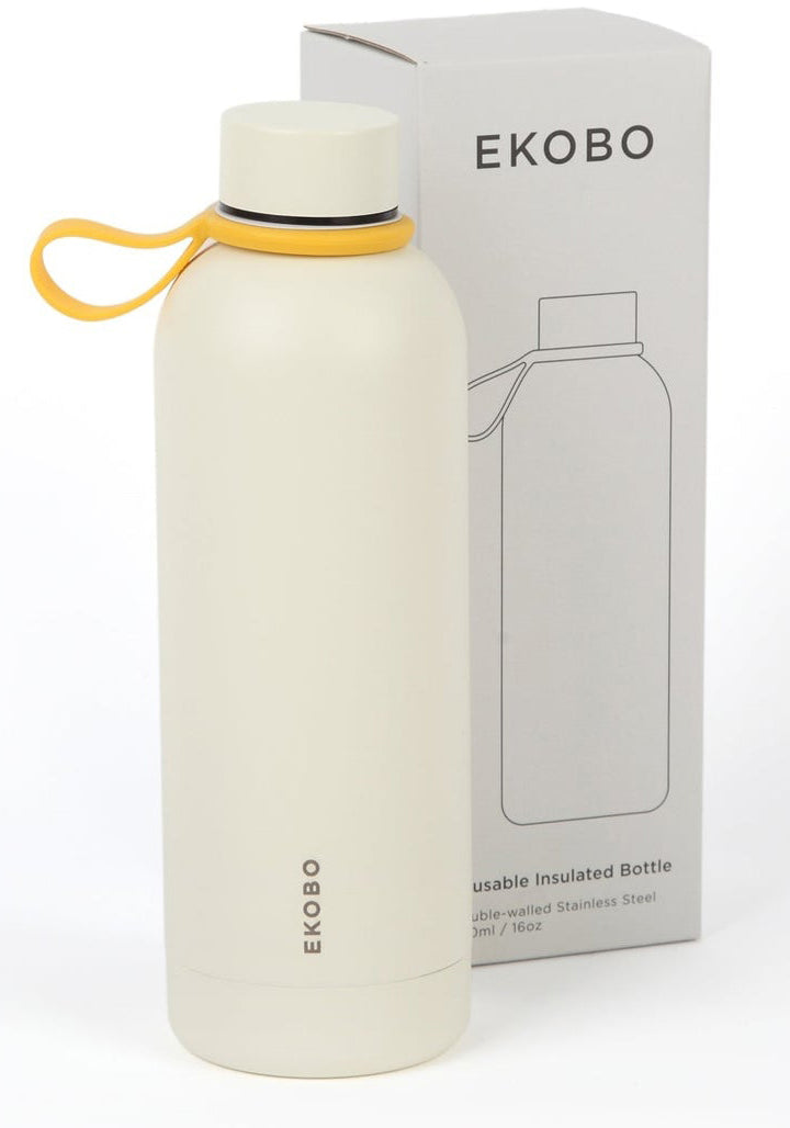 Insulated Reusable Bottle 500ml Ivory