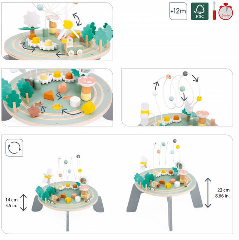Sweet Cocoon Garden Activity Table - Janod
