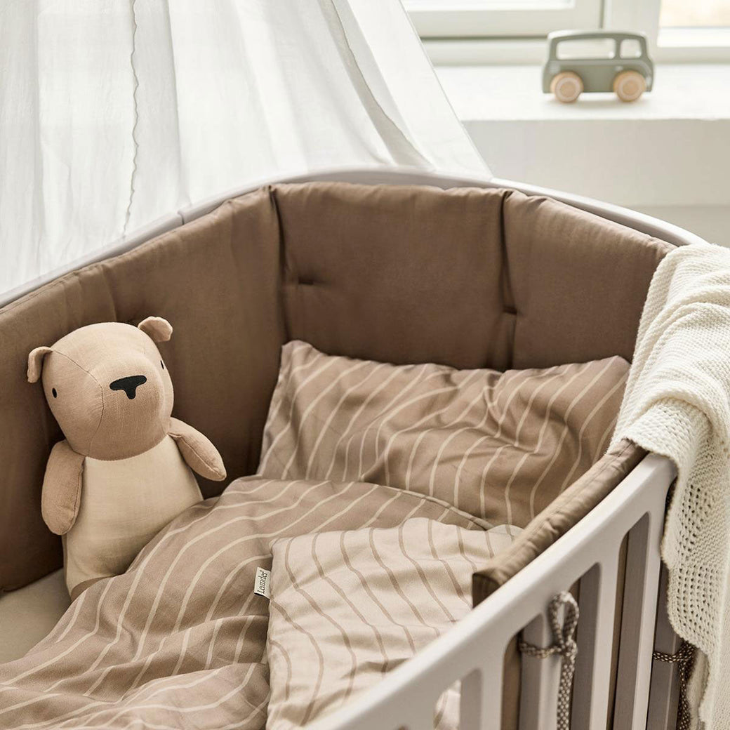 Classic Baby Cot Bed Cappuccino - Leander