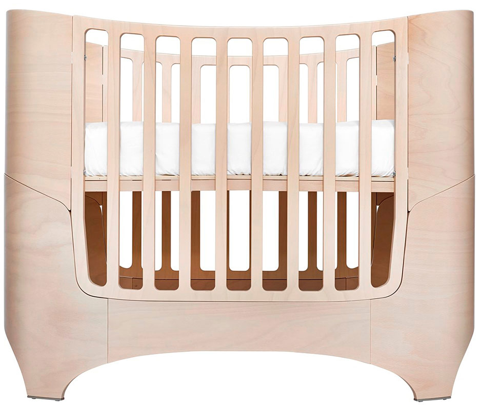 Classic Baby Cot Bed Whitewash - Leander