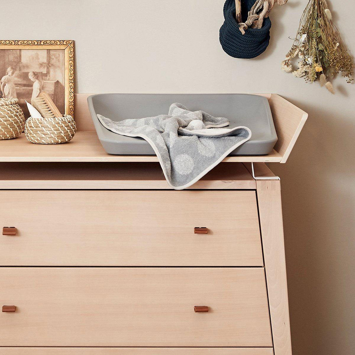 Linea Dresser and Changing Table Natural Wood - Leander