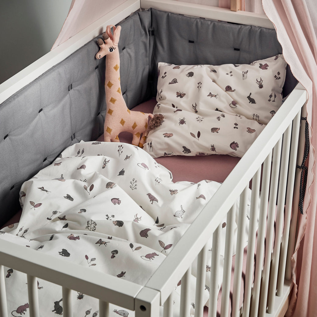 Luna Baby Cot Bed White Oak - Leander
