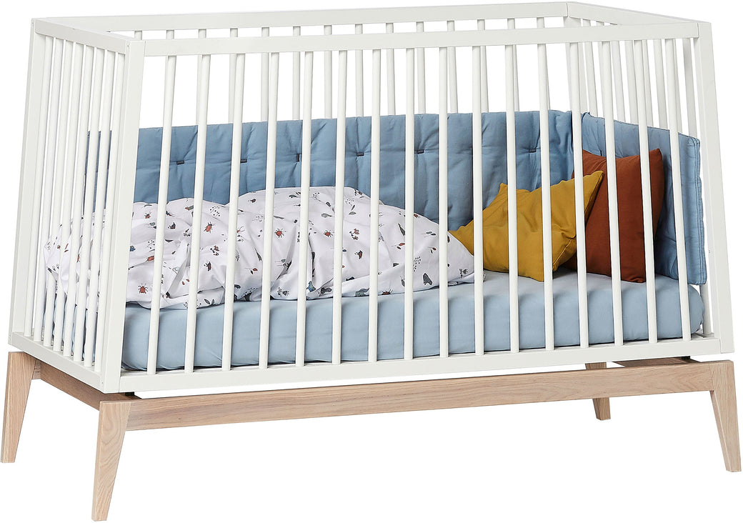 Luna Baby Cot Bed White Oak - Leander