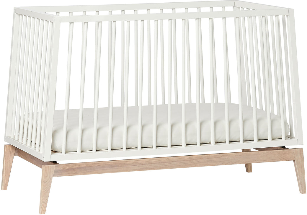 Luna Baby Cot Bed White Oak - Leander