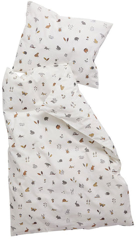 Organic baby bedding set Forrest Cappuccino - Leander