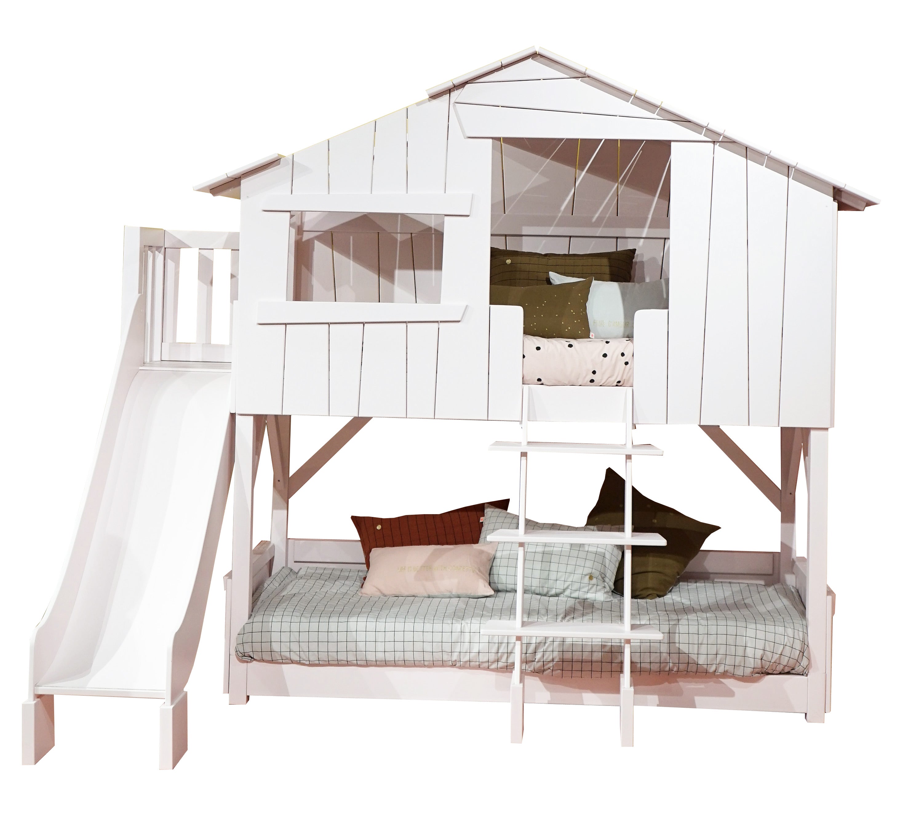 Treehouse Bunk Bed with slide - Mathy By Bols