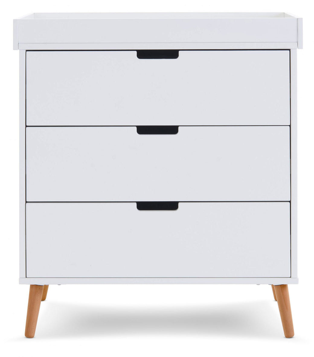 Maya Dresser and Changing Unit White - Obaby