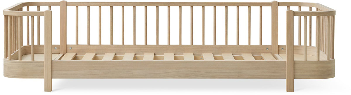 Wood Floor Bed Single Oak - Oliver Furniture