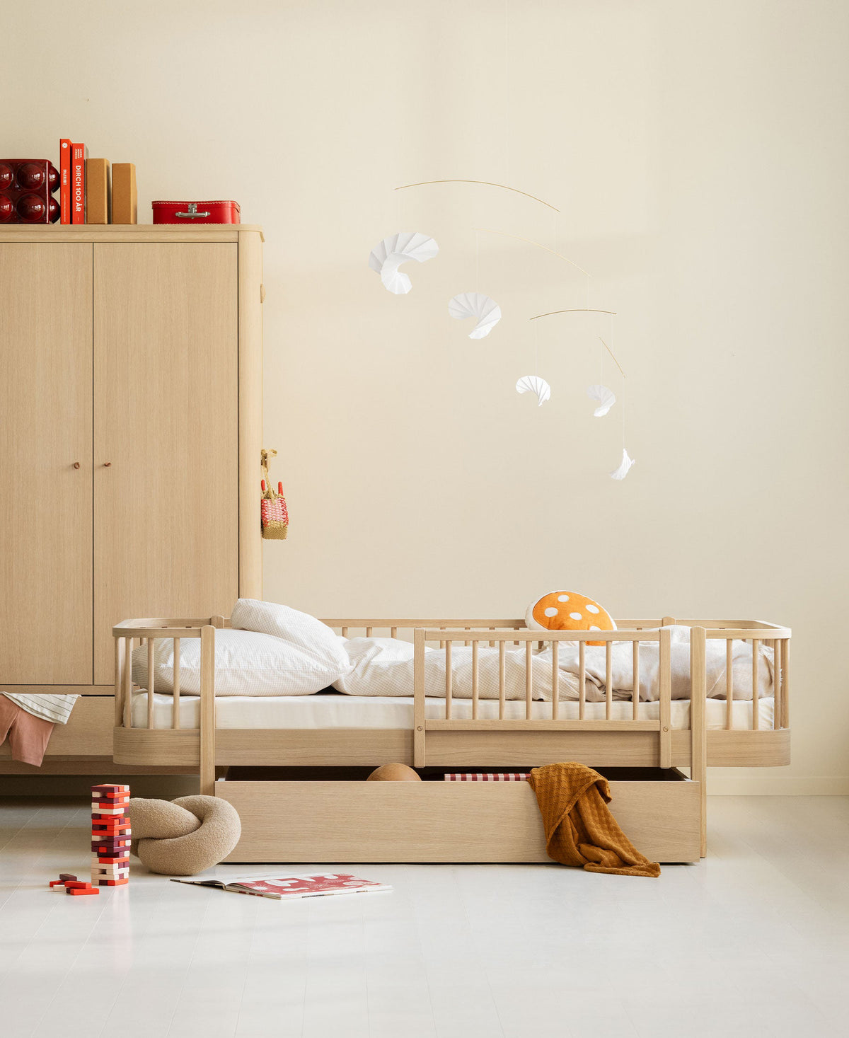 Wood Original Day Bed Single Oak - Oliver Furniture