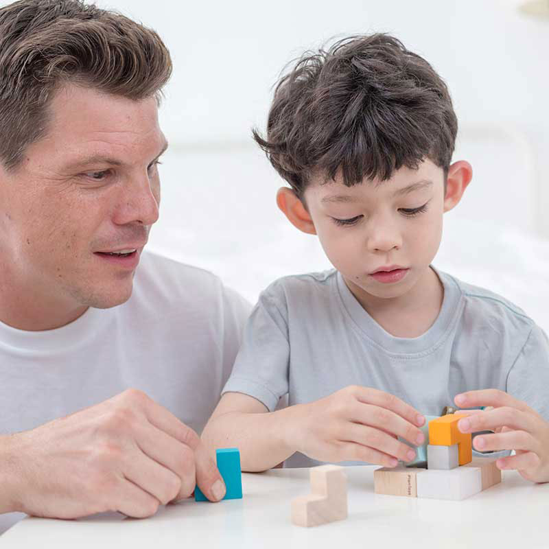 3D Puzzle Cube - Plan Toys