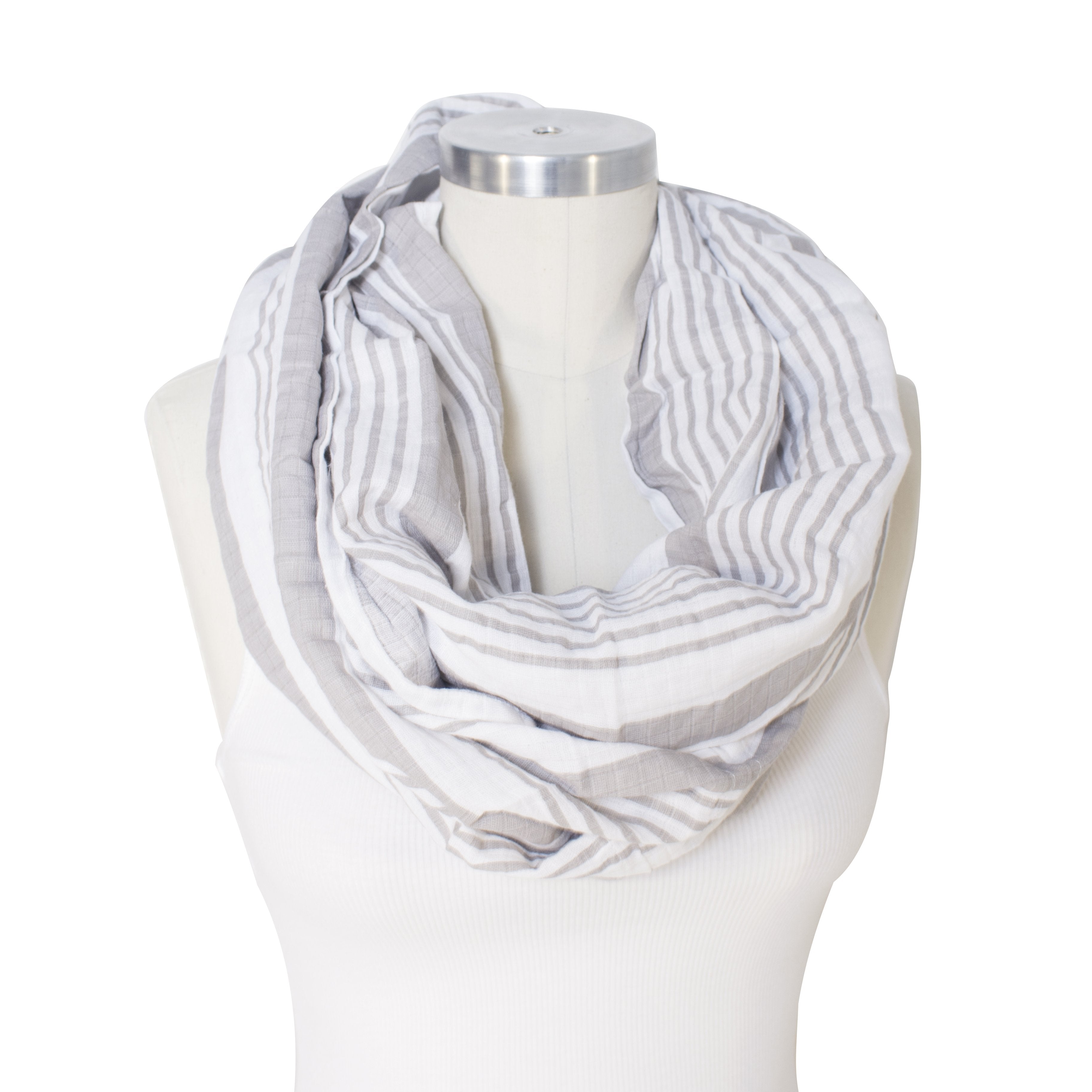 Premium Muslin Nursing Scarf - Metropolitan - CHECK - Bebe Au Lait