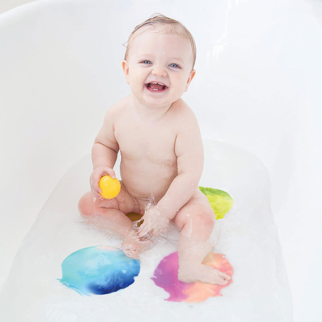 Treads - 6 Pc. Super grippy bath treads Watercolours - Puj