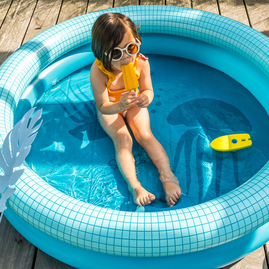 Dippy Inflatable Tropical Pool Ocean Large - Quut