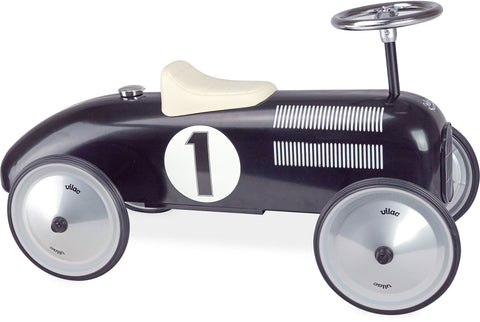 Metal Vintage Ride on Car Black - Vilac