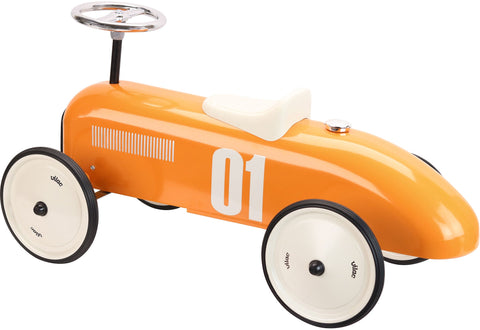 Metal Vintage Ride on Car Orange - Vilac