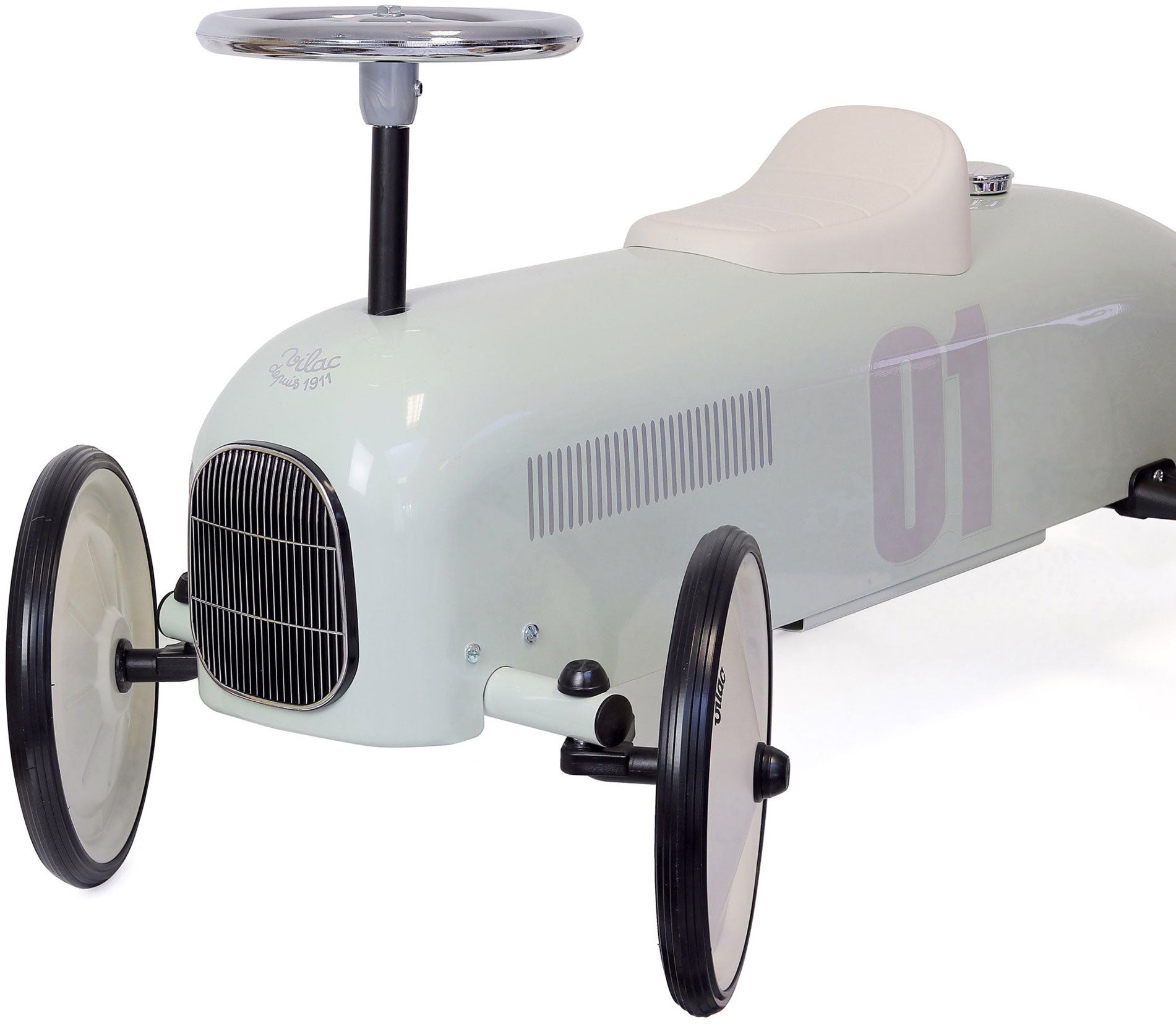 Metal Vintage Ride on Car Sage Green - Vilac