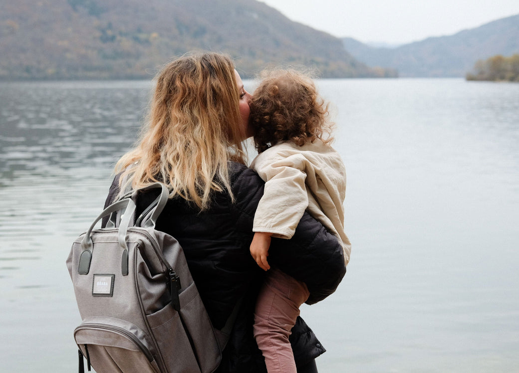 Beaba Wellington Baby Changing Backpack Heather Grey