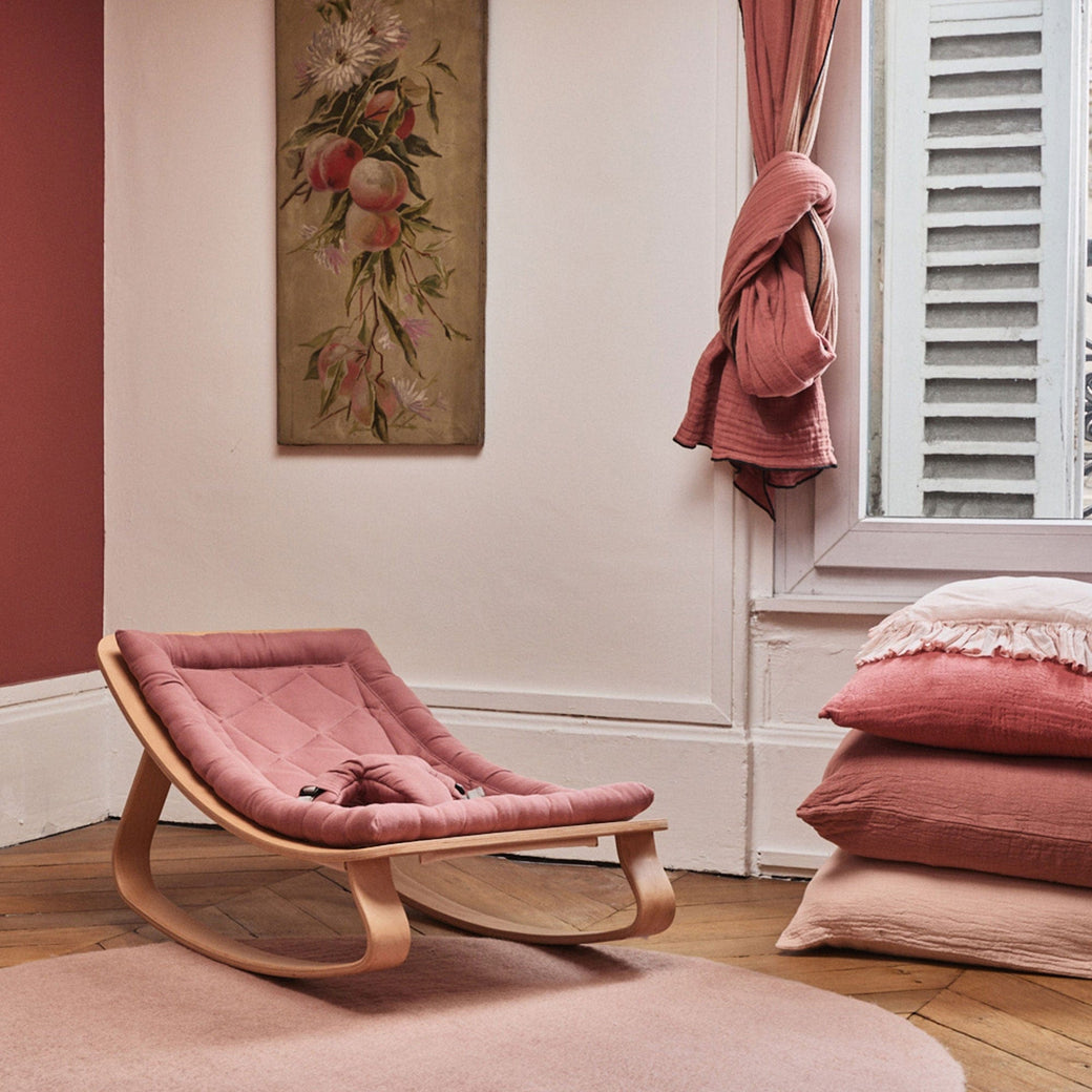 Charlie Crane Levo Baby Rocker Bois de Rose - Natural Baby & Toddler