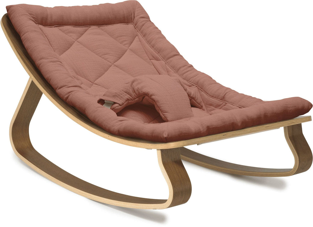 Charlie Crane Levo Baby Rocker Bois de Rose - Walnut Baby & Toddler
