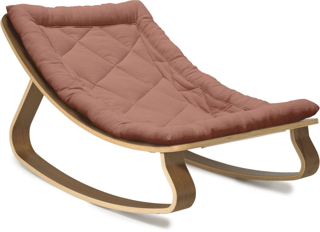 Charlie Crane Levo Baby Rocker Bois de Rose - Walnut Baby & Toddler