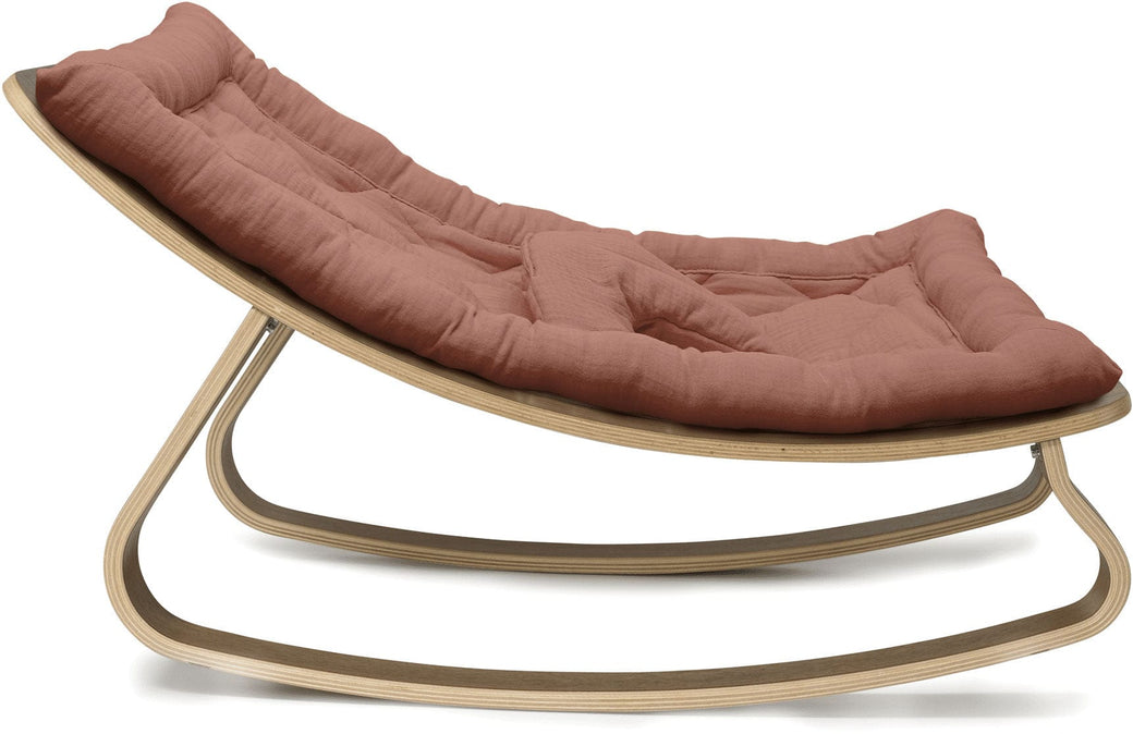 Charlie Crane Levo Baby Rocker Bois de Rose - Walnut Baby & Toddler