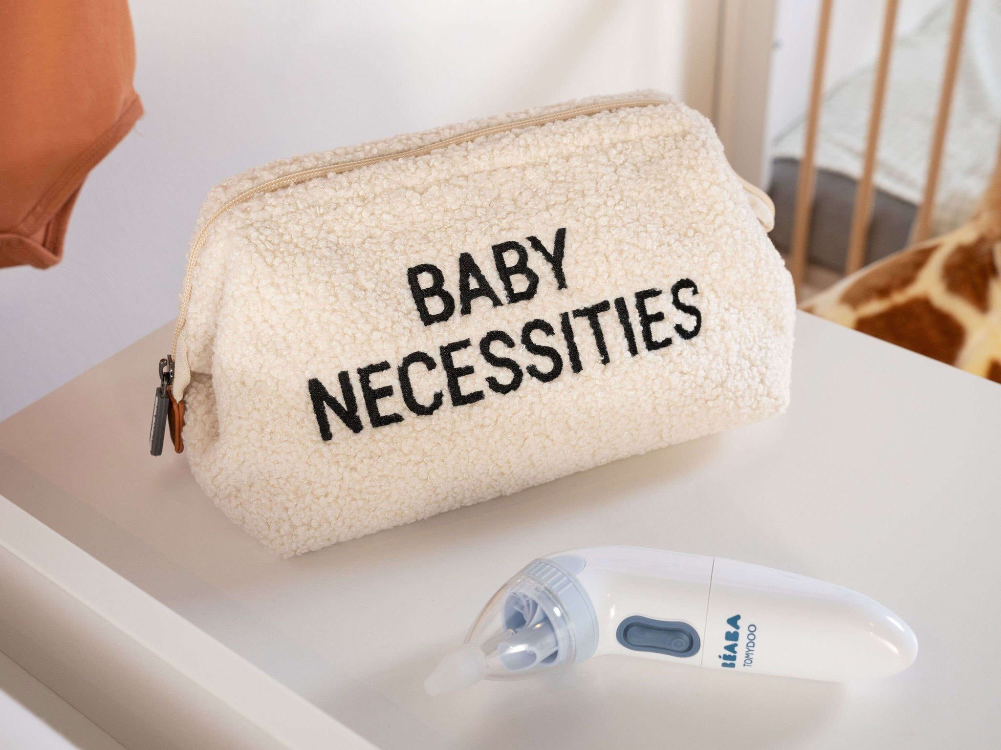 Baby Necessities Bag Teddy Off White - ChildHome