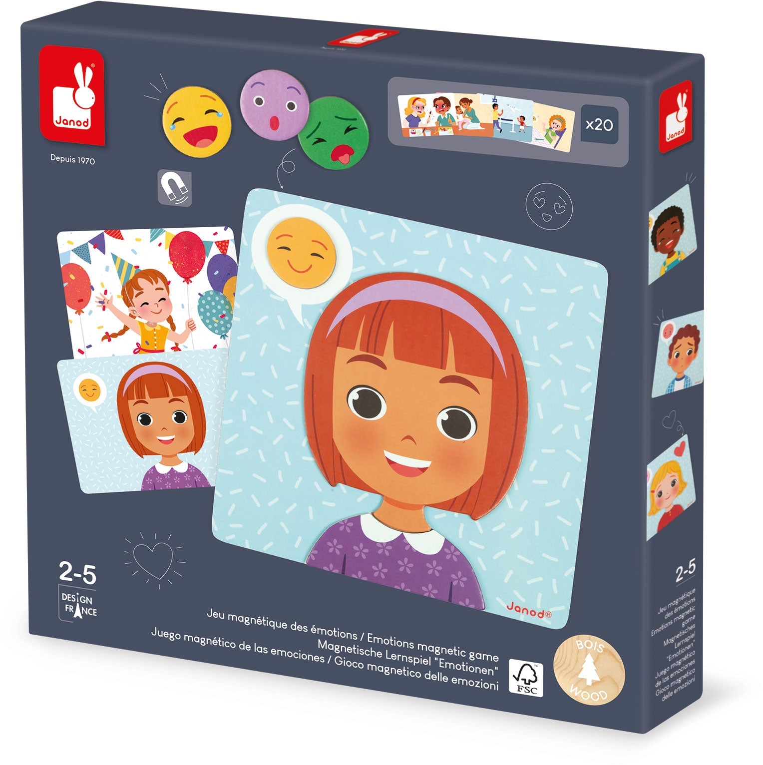 Discover Emotions Magnetic Game - Janod